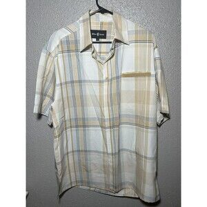 Blue Jazz MEN'S 2 PIECE Shirt And Pant SHORT SLEEVE WALKING SUIT Size L-32